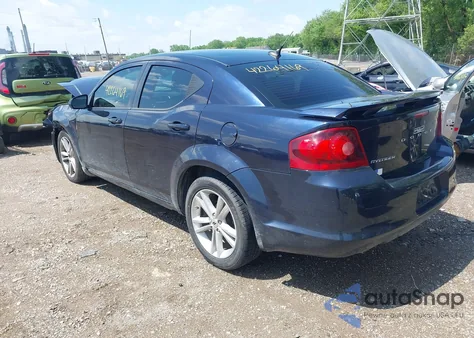 2012 Dodge Avenger Sxt Plus from USA, damaged, VIN 1C3CDZEG9CN112755